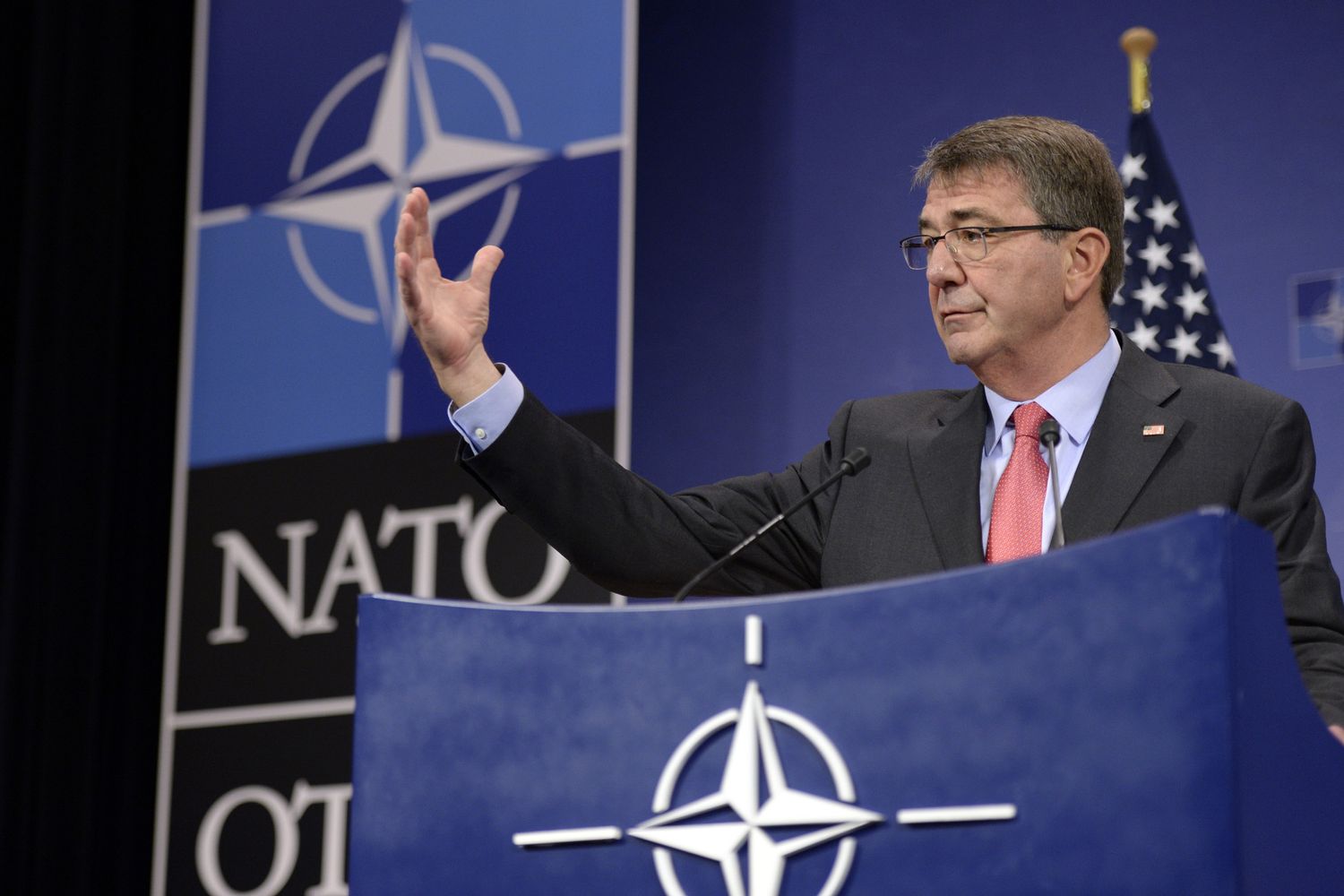 Nato Ashton Carter - afp