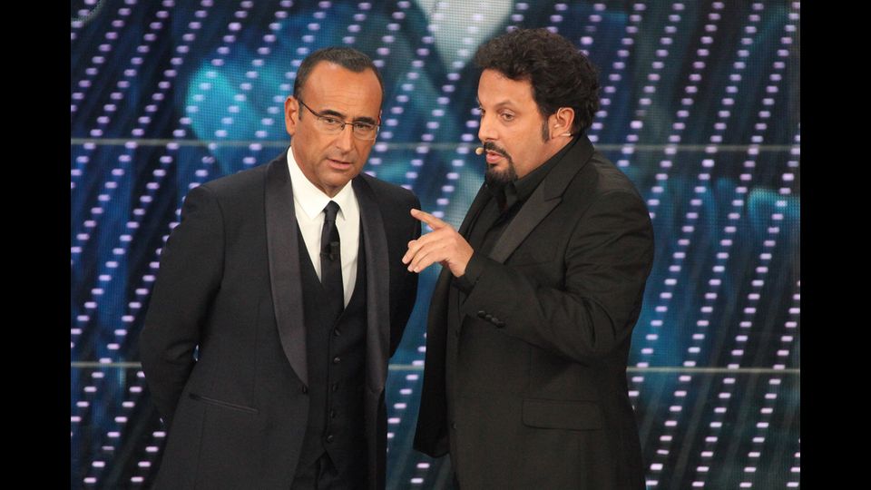 Enrico Brignano e Carlo Conti&nbsp;(Ravaglifoto)&nbsp;