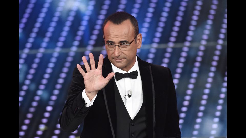 &nbsp;Carlo Conti,&nbsp;66&deg; Festival della Canzone Italiana, finale&nbsp;(Agf)