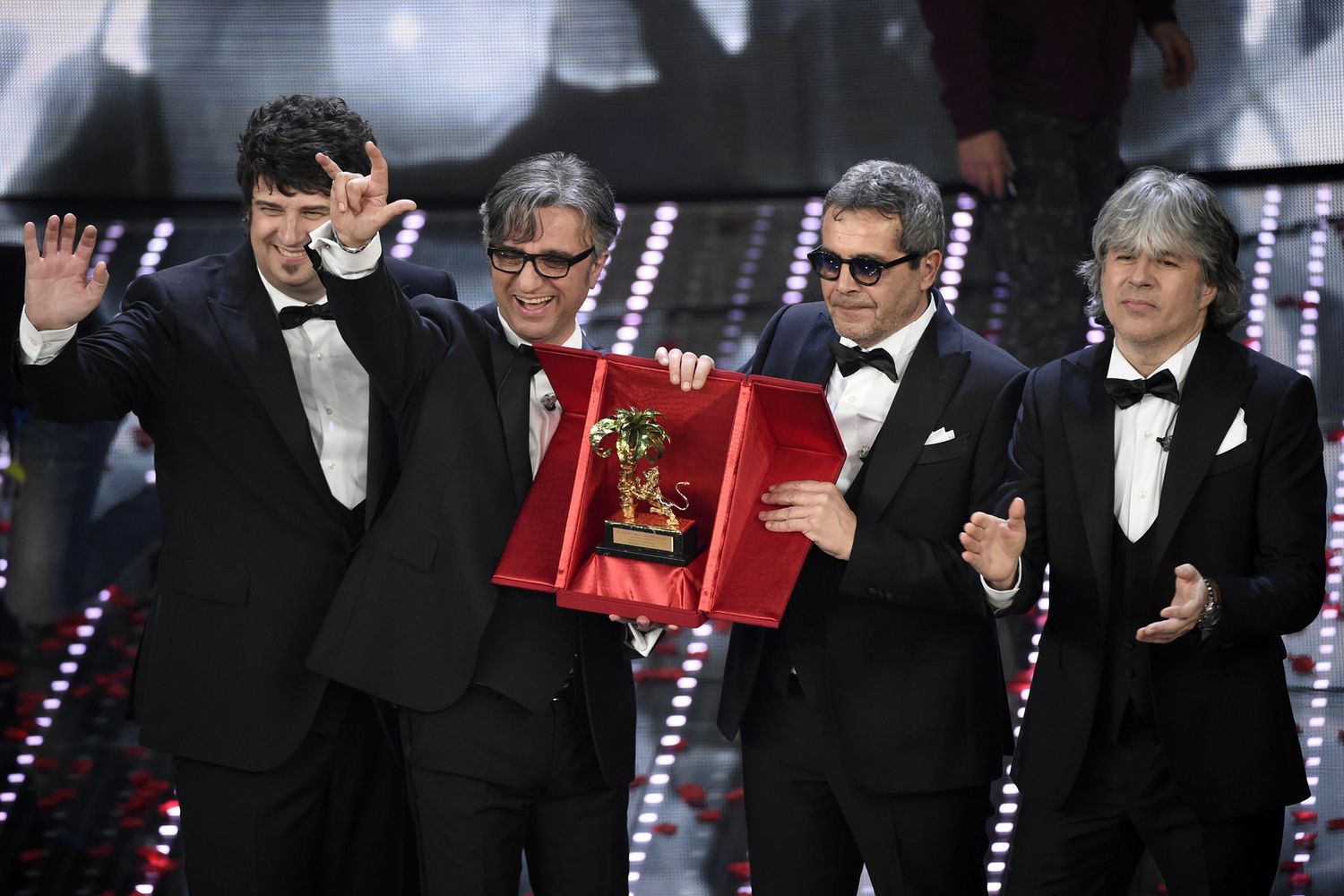 Trionfano gli Stadio con &quot;Un giorno mi dirai&quot;, 66&deg; Festival della Canzone Italiana, finale&nbsp;&nbsp;(Agf)&nbsp;