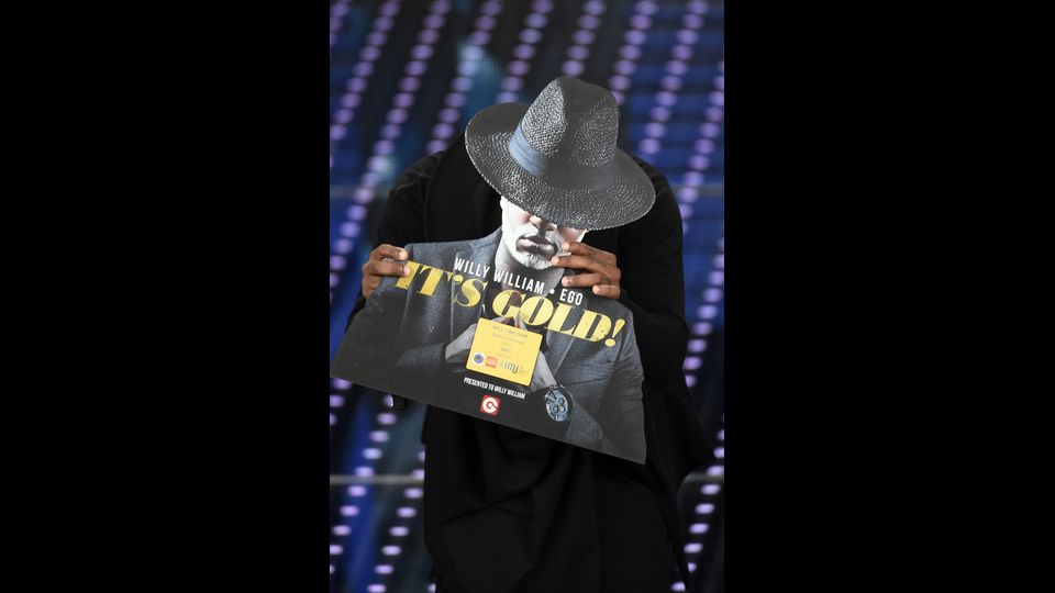 Willy William disco d' oro, 66&deg; Festival della Canzone Italiana, finale  (Agf) &nbsp;