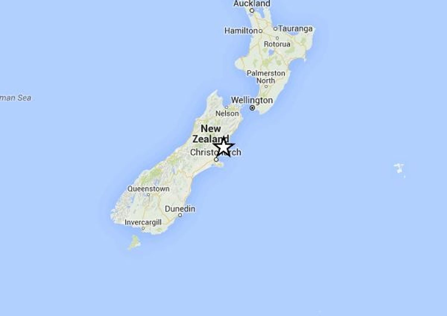 Nuova Zelanda: sisma 5,7 Richter, tratti scogliera in mare