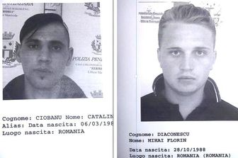 &nbsp;Catalin Ciobanu &nbsp;Mihai Florin Diaconescu minorrani evasi da Rebibbia