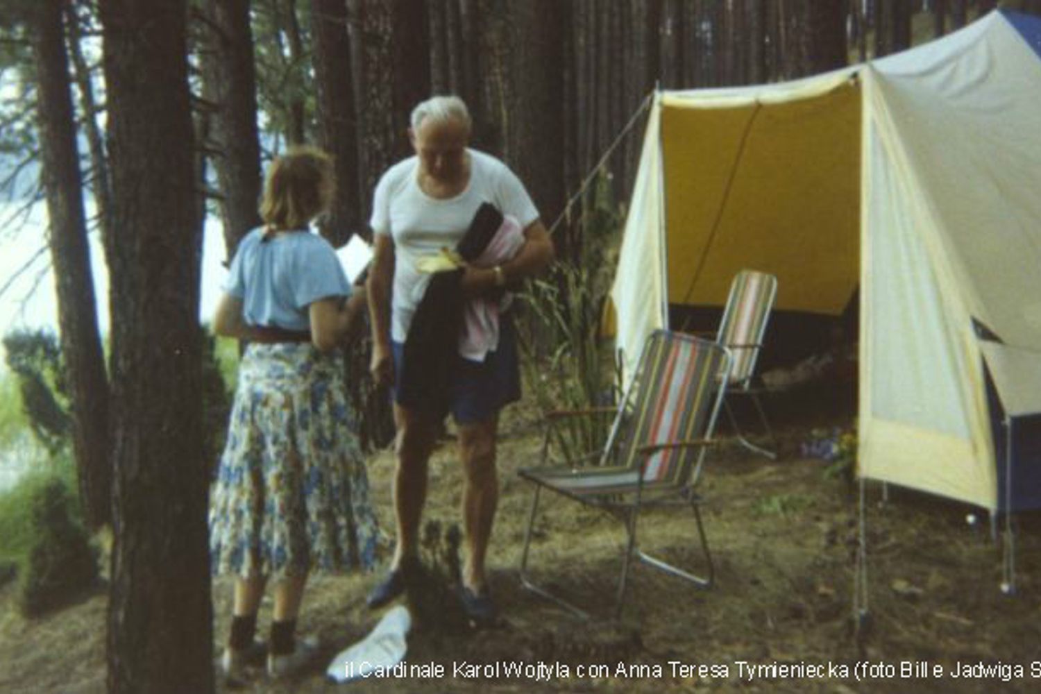 il Cardinale Karol Wojtyla con Anna Teresa Tymieniecka (foto Bill e Jadwiga Smith)&nbsp;