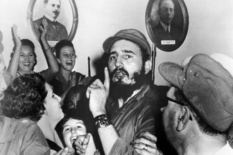 Fidel Castro nel 1959 (Afp)