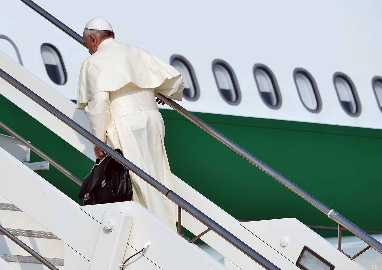 &nbsp;Papa, aereo, viaggio (Afp)