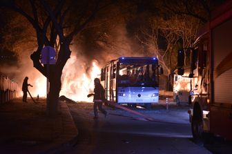 &nbsp;Turchia autobomba ad Ankara - afp