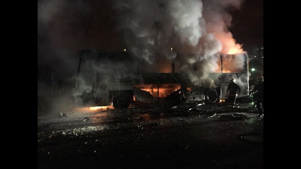 &nbsp;Autobomba ad Ankara, strage di militari&nbsp;(afp)