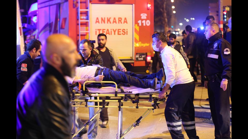 &nbsp;Autobomba ad Ankara, strage di militari&nbsp;(afp)