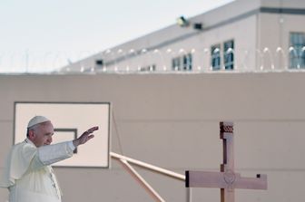 &nbsp;Papa in messico visita penitenziario in Citta del Messico - afp