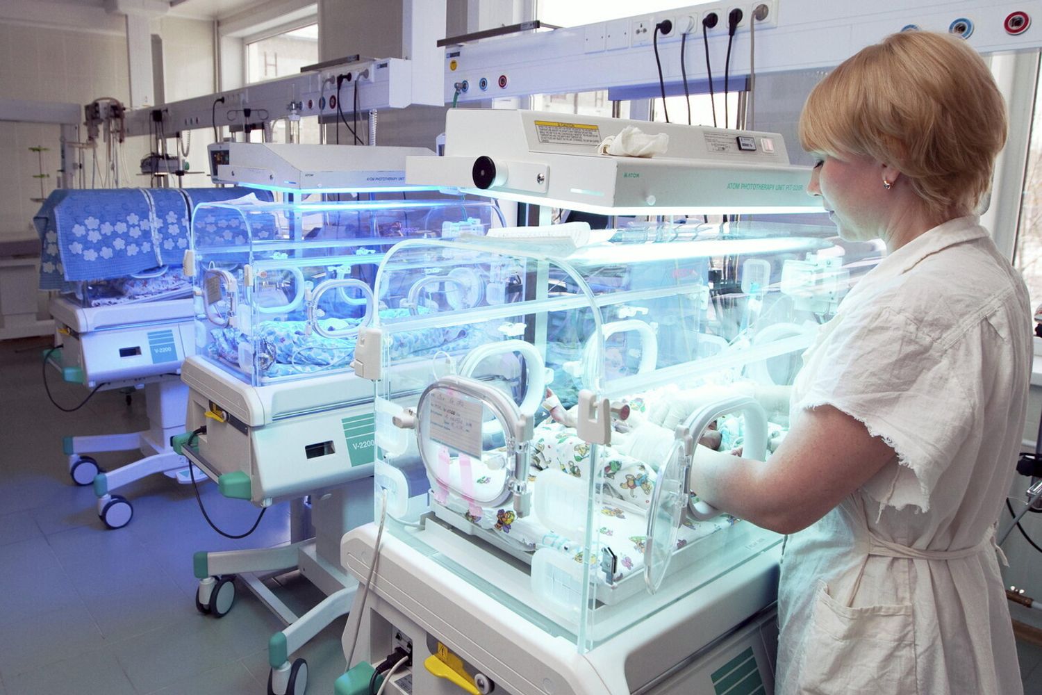 neonato bambini incubatrice ospedale pediatrico (Agf)&nbsp;