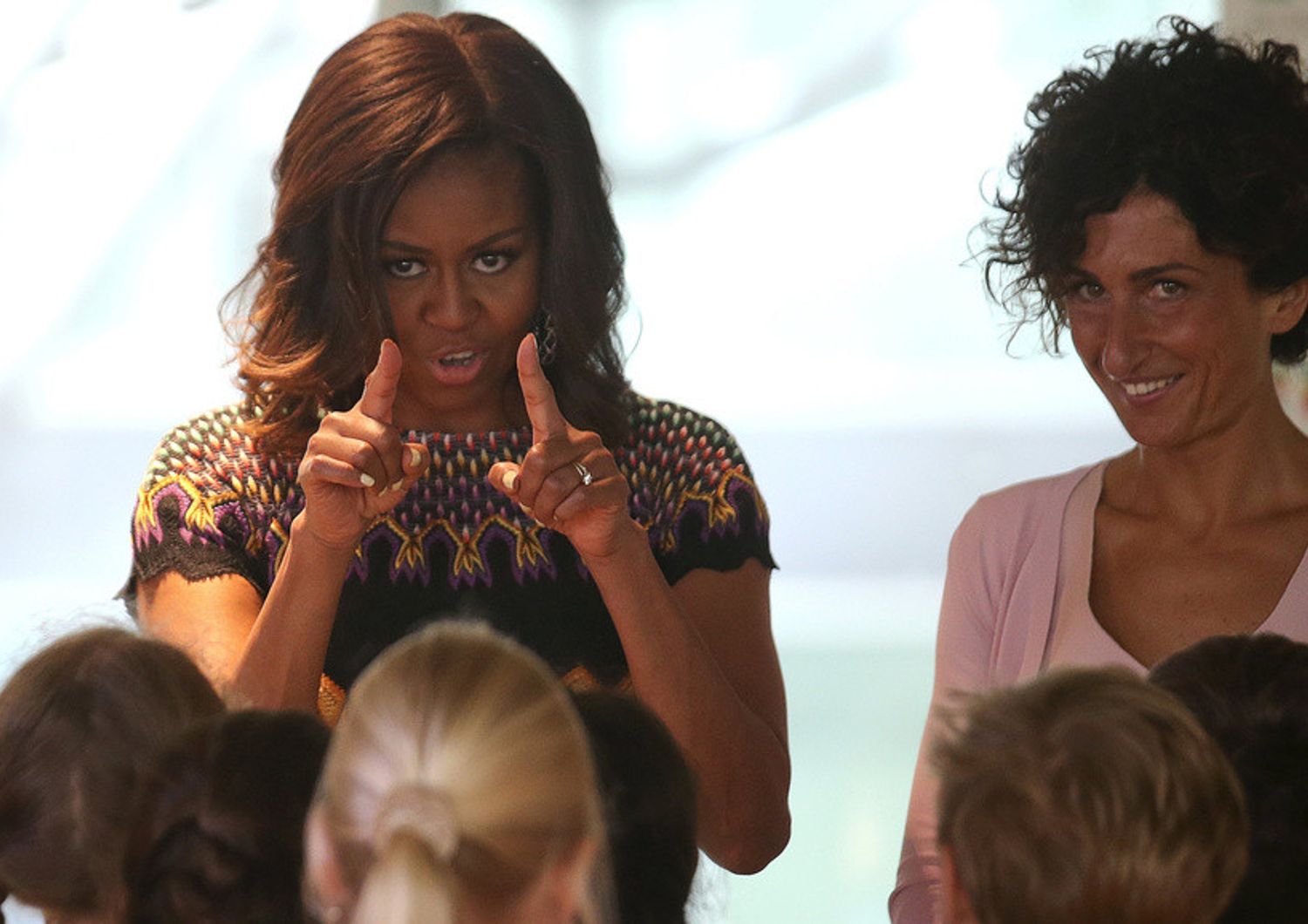 Michelle Obama a Expo con Agnese Renzi. Sasha e Malia in giro per i padiglioni - FOTO e VIDEO