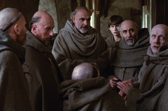 &nbsp;Una scena del film &quot;Il nome della rosa&quot;