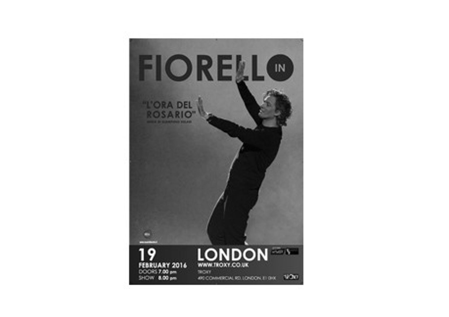 &nbsp;Fiorello al Troxy di Londra&nbsp;