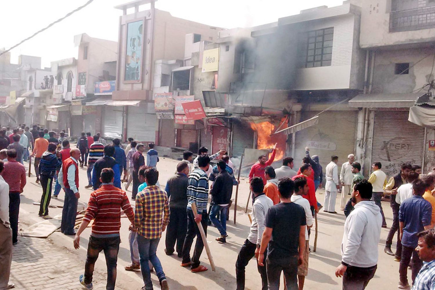 manifestanti New Delhi (Afp)&nbsp;