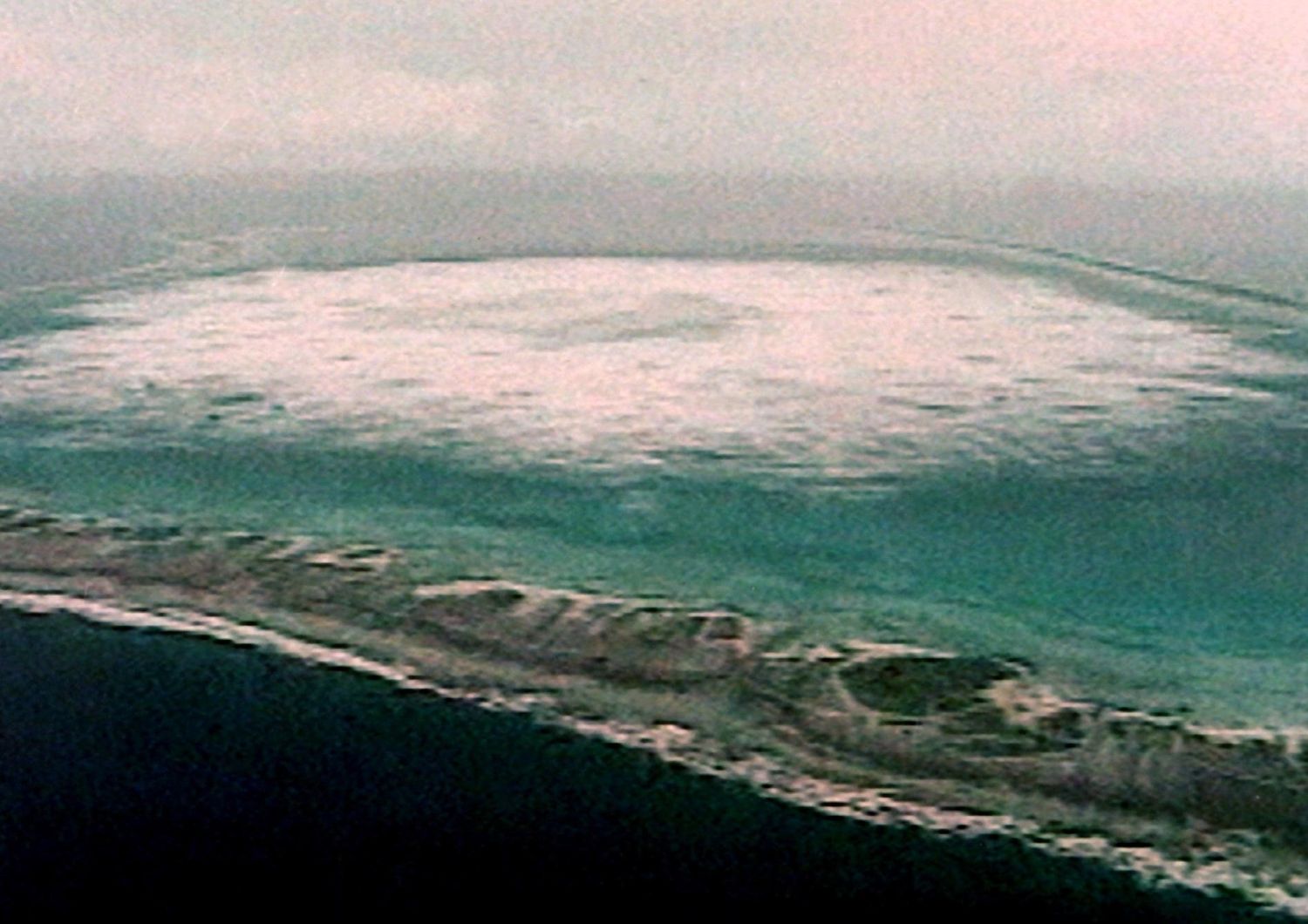 Mururoa,  prova sotterranea nucleare in atollo francese Fangataufa (Afp)&nbsp;