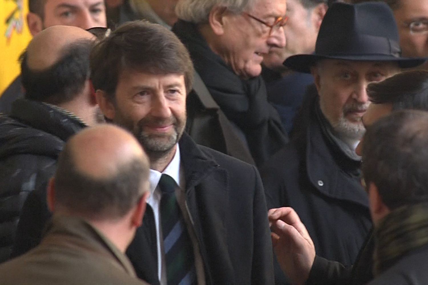 &nbsp;Franceschini a funerali Eco (Afp)