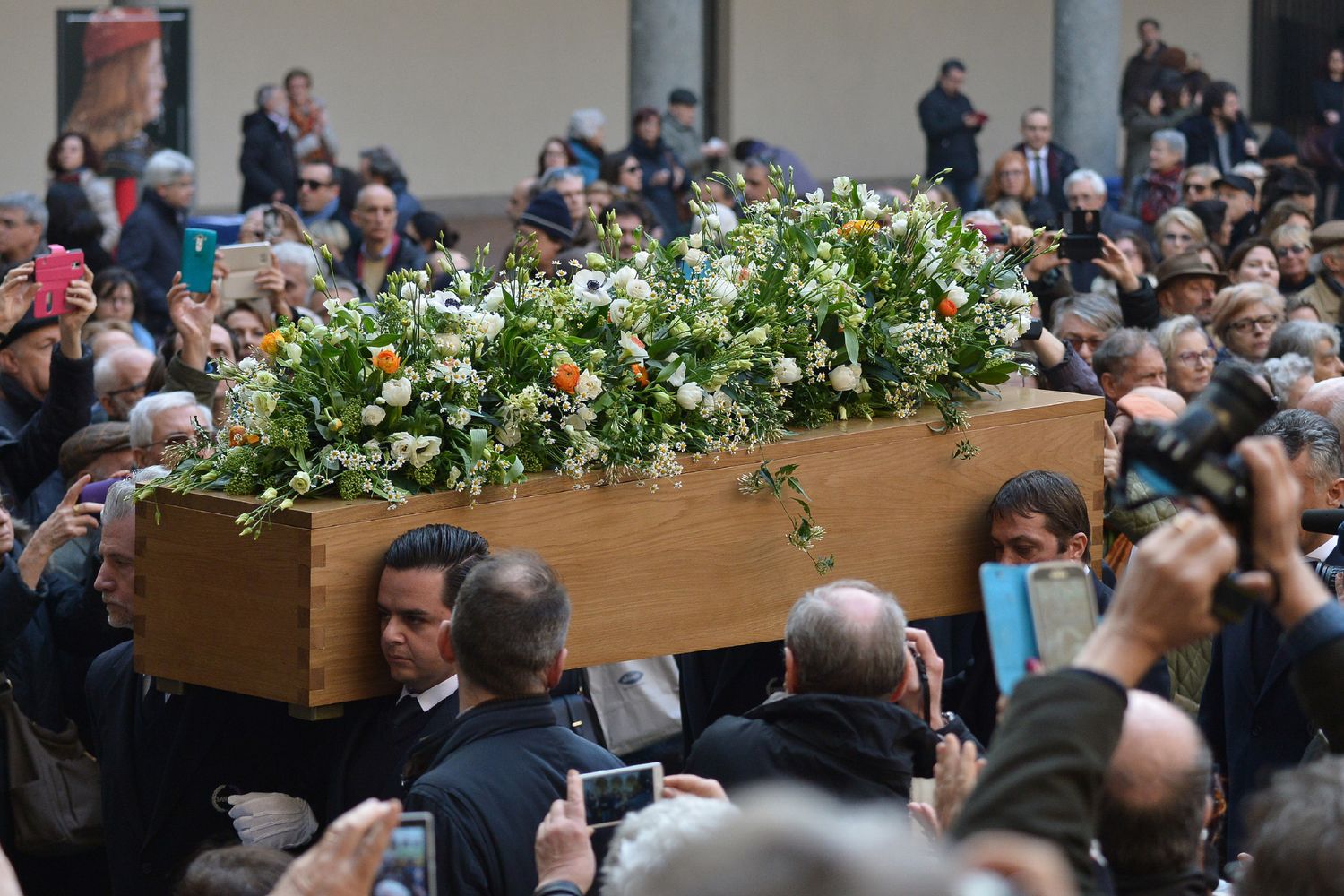 &nbsp;Umberto Eco funerali (Afp)