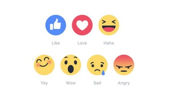 &nbsp; Facebook nuove emoticon reaction - fb