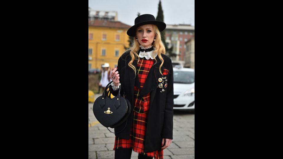 Non solo in passerella, la moda conquista le strade di Milano (Afp)&nbsp;