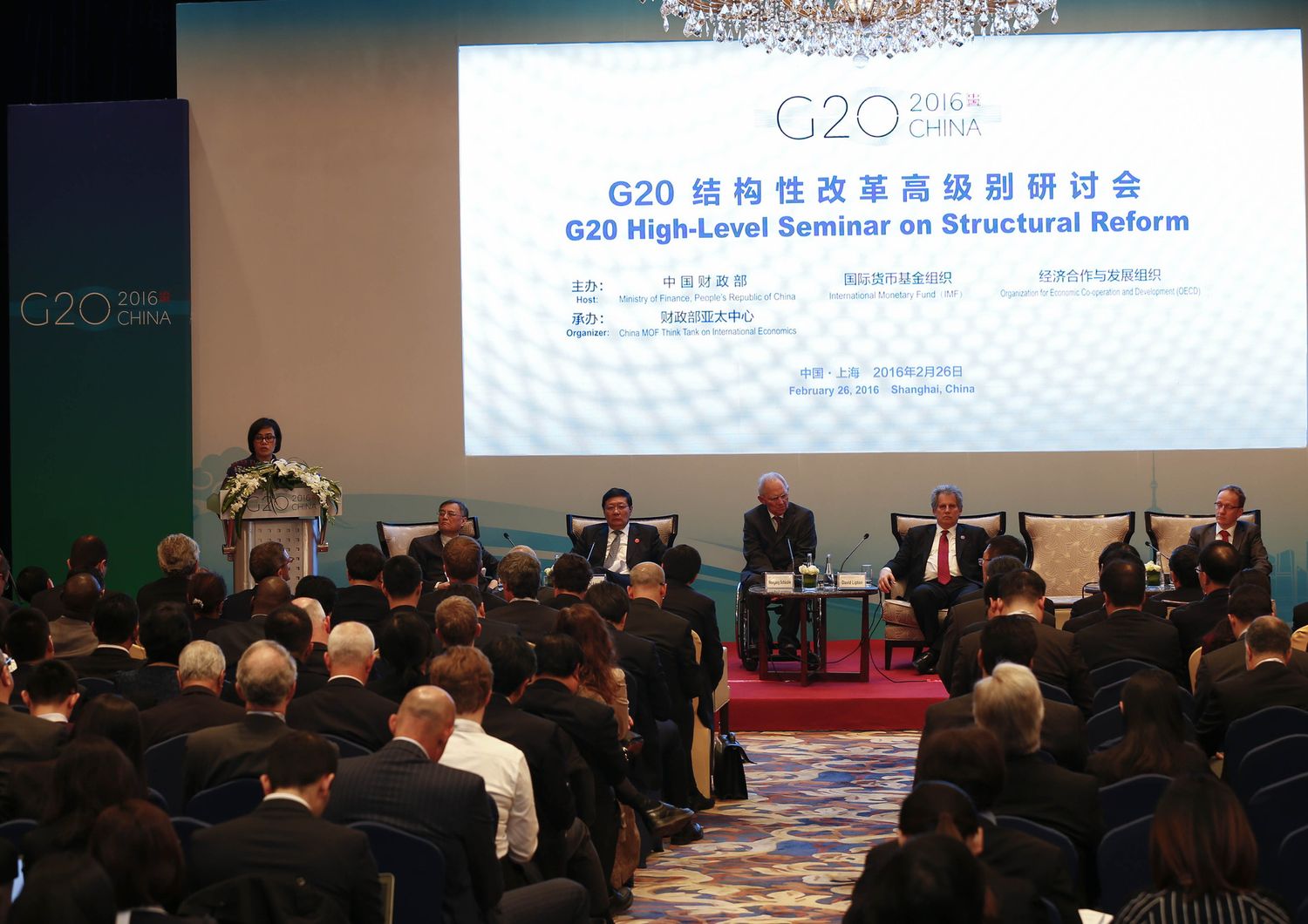 Ocse Cina G20 Forum Economia febbraio 2016&nbsp;