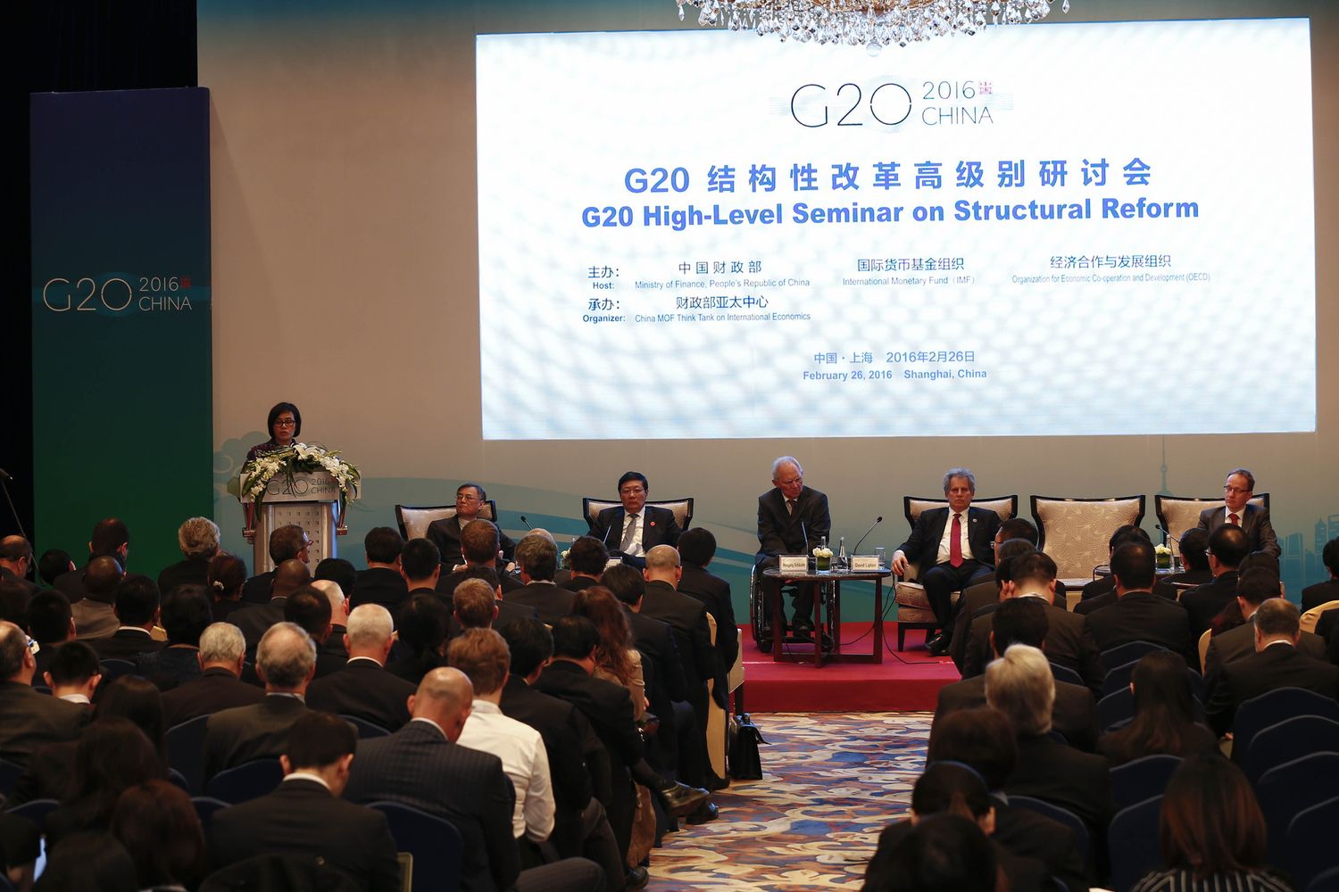 Ocse Cina G20 Forum Economia febbraio 2016&nbsp;