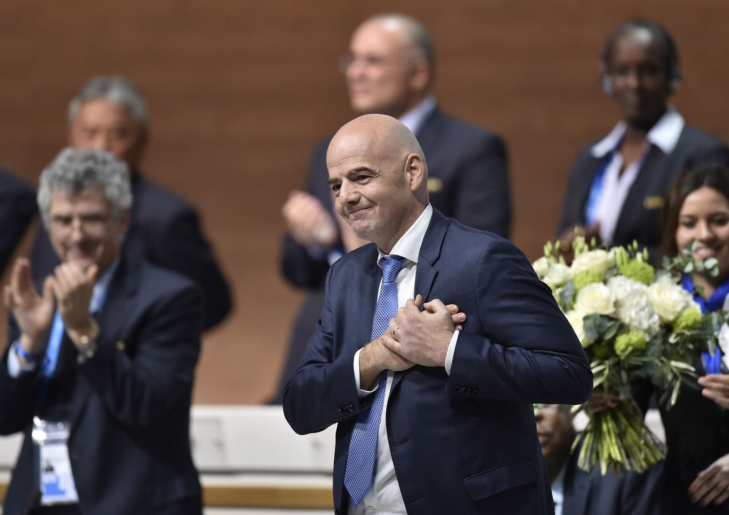 Gianni Infantino, presidente Fifa (Afp)&nbsp;