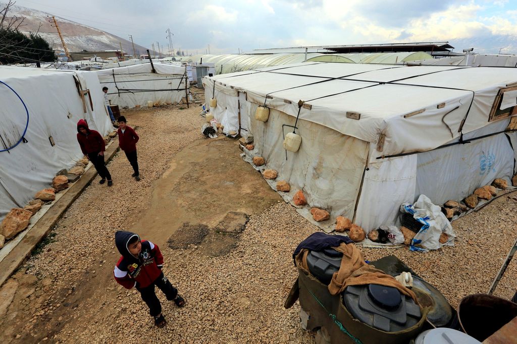 Rifugiati in Libano (Afp)&nbsp;