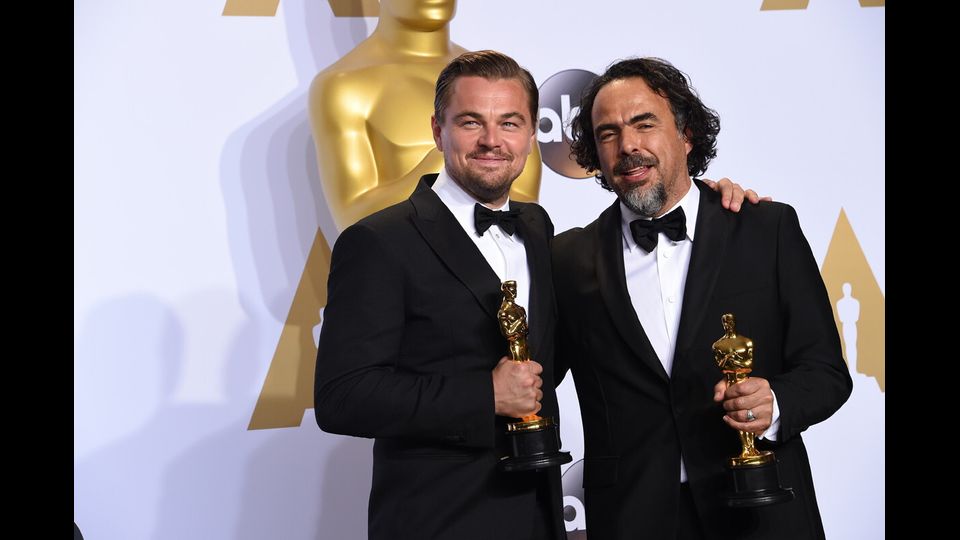 Leonardo DiCaprio e Alejandro G. Inarritu, miglior attore e miglior regista per il film 'The Revenant'  (Afp)&nbsp;