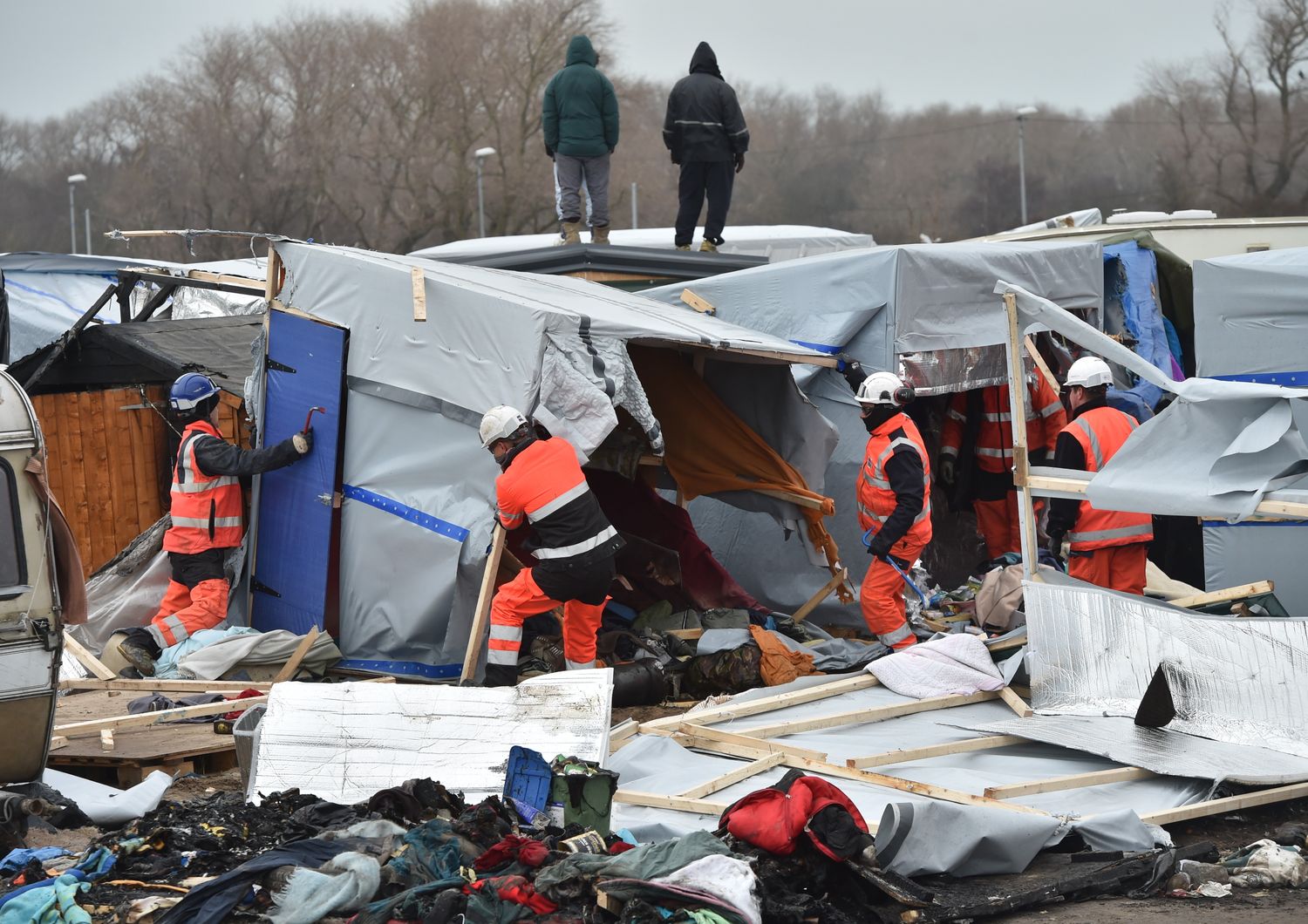 Migranti Calais, sgombero Giungla (Afp)
