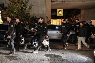 &nbsp;Turchia poliziotti turchi polizia turca &nbsp;- afp