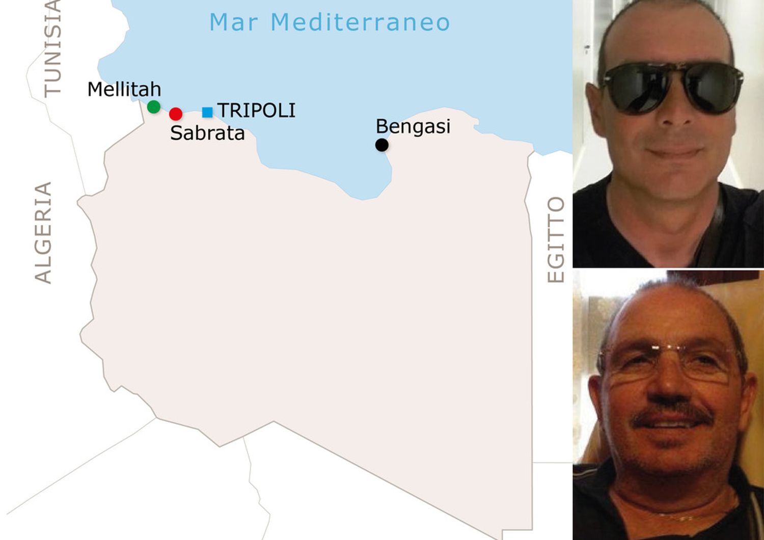Fausto Piano e Salvatore Failla tecnici Bonatti rapiti e uccisi in Libia&nbsp;