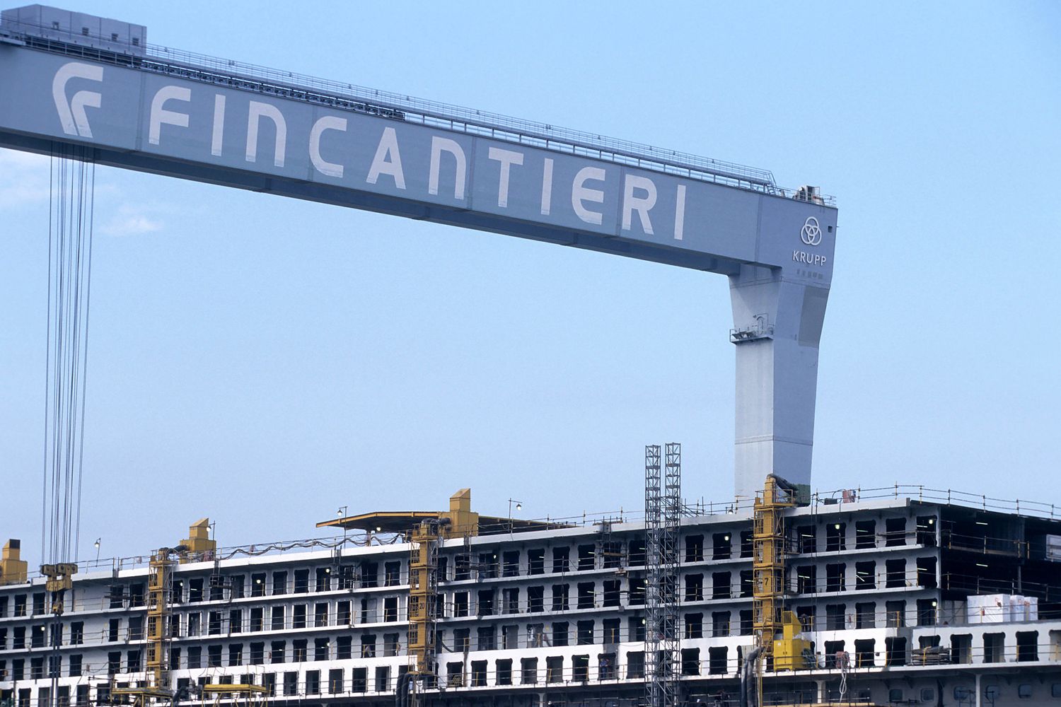 Fincantieri, cantiere navale (Imagoeconomica)&nbsp;