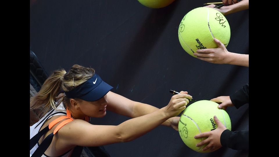 &nbsp;Maria Sharapova&nbsp;La bella Maria, regina della racchetta e delle passerelle