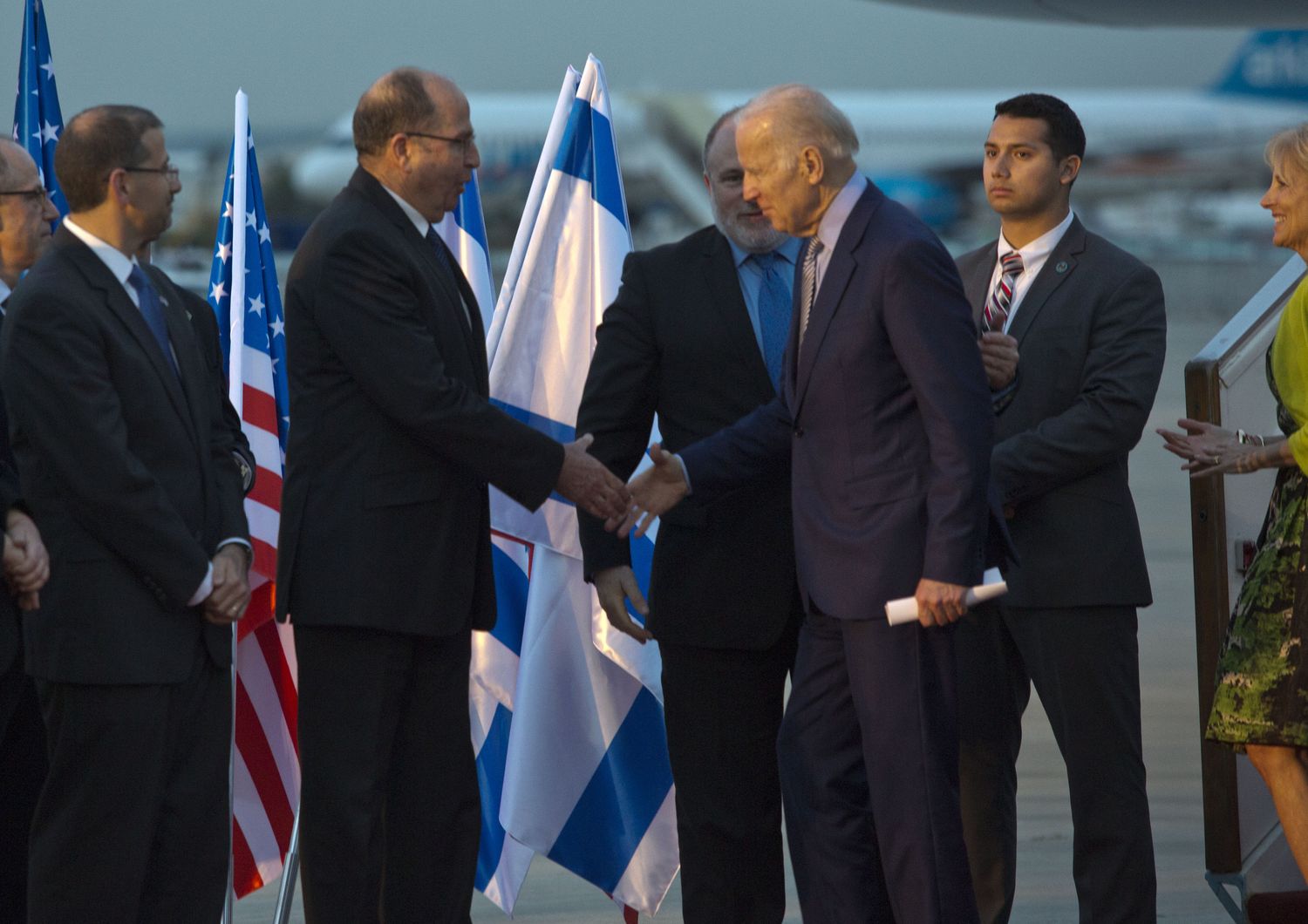 &nbsp;Biden arriva a Israele (Afp)