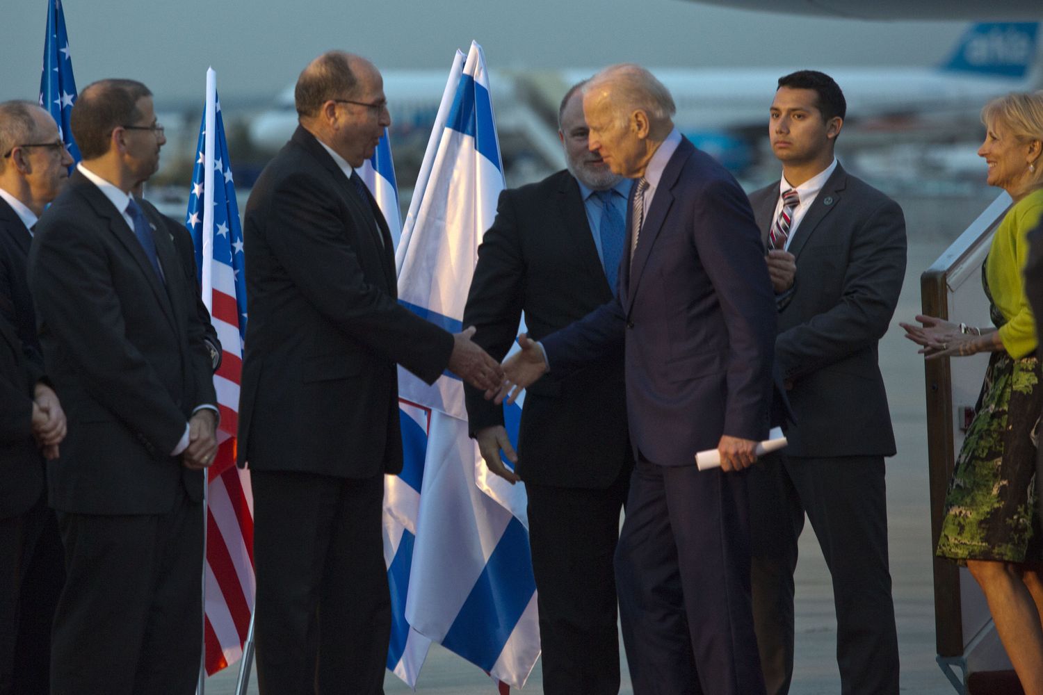 &nbsp;Biden arriva a Israele (Afp)