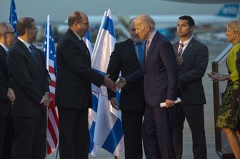 &nbsp;Biden arriva a Israele (Afp)