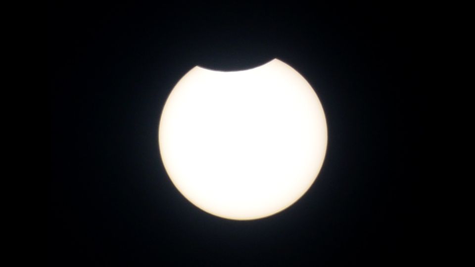 &nbsp;L'eclissi totale solare in Indonesia (Afp)