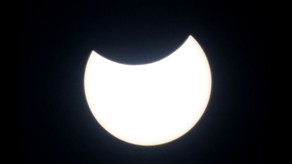 &nbsp;L'eclissi totale solare in Indonesia (Afp)