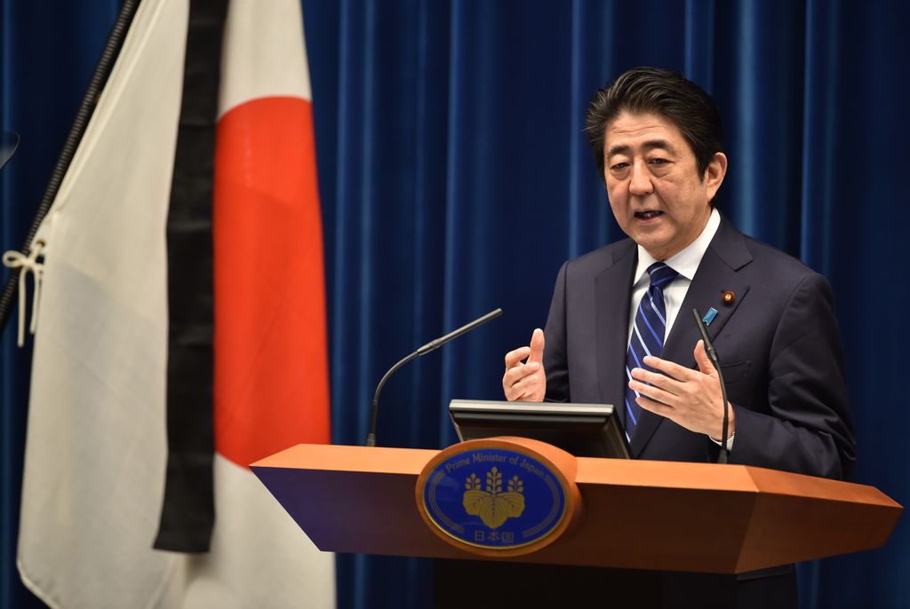 Shinzo Abe, primo ministro giapponese (afp)&nbsp;
