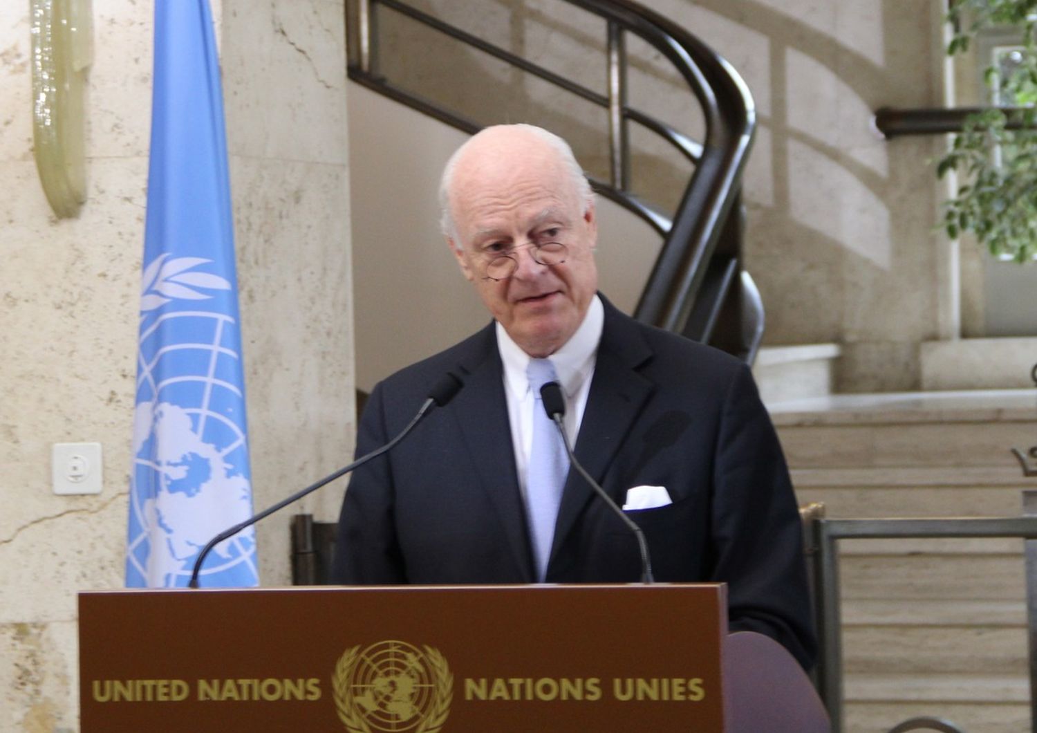 &nbsp;Inviato speciale delle Nazioni Unite per la Siria, Staffan de Mistura - afp