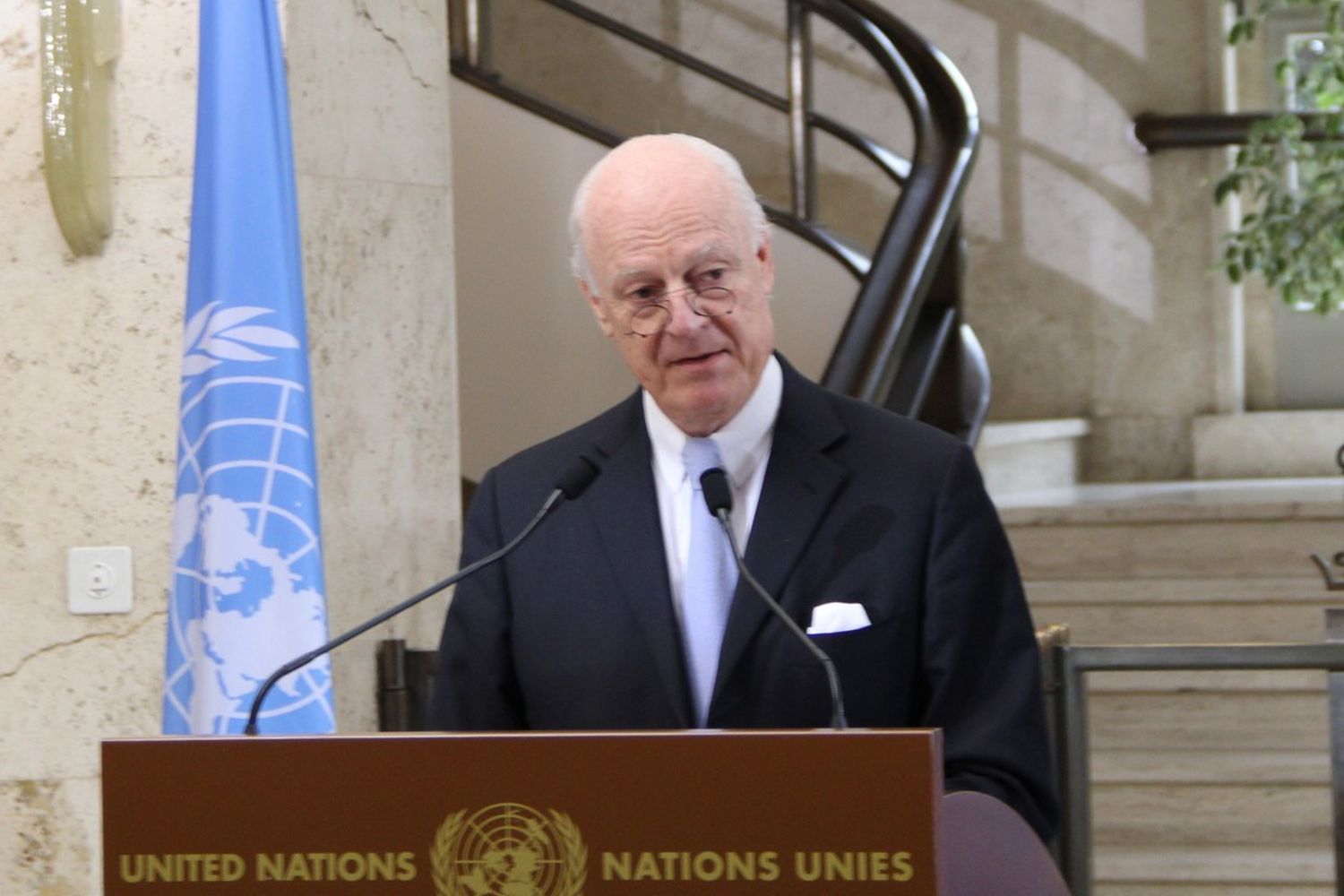 &nbsp;Inviato speciale delle Nazioni Unite per la Siria, Staffan de Mistura - afp
