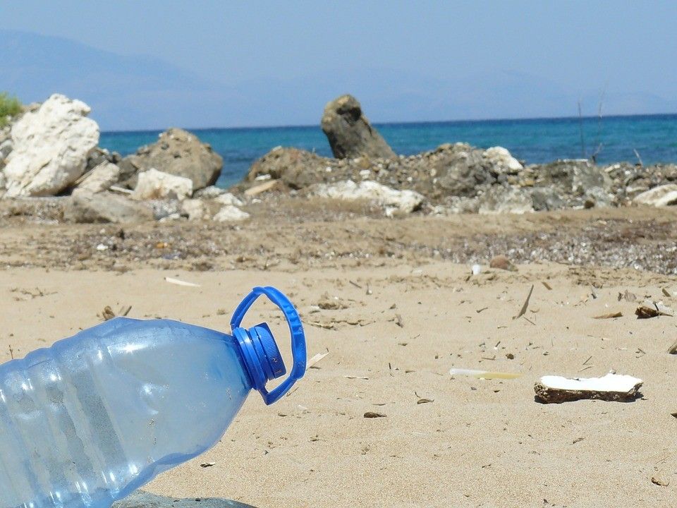 &nbsp;Bottiglia Di Plastica Bottiglia Spiaggia Mare - pixabay