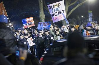 &nbsp;Usa 2016 proteste e scontri contro Donald Trump - afp