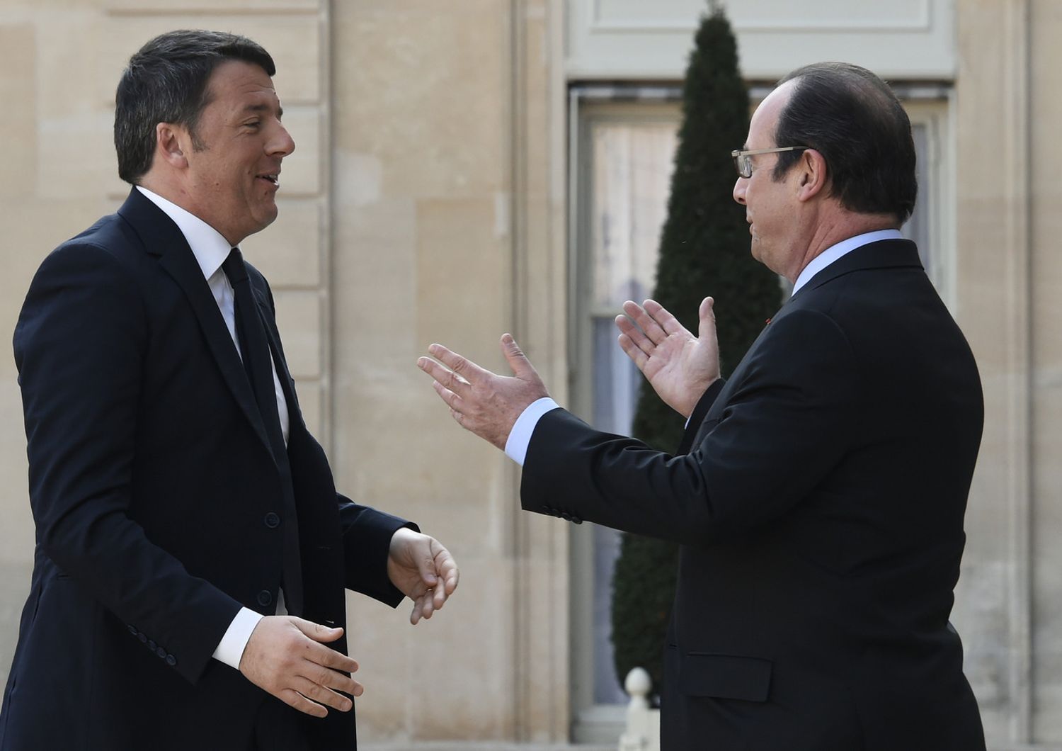 Renzi Hollande (afp)&nbsp;