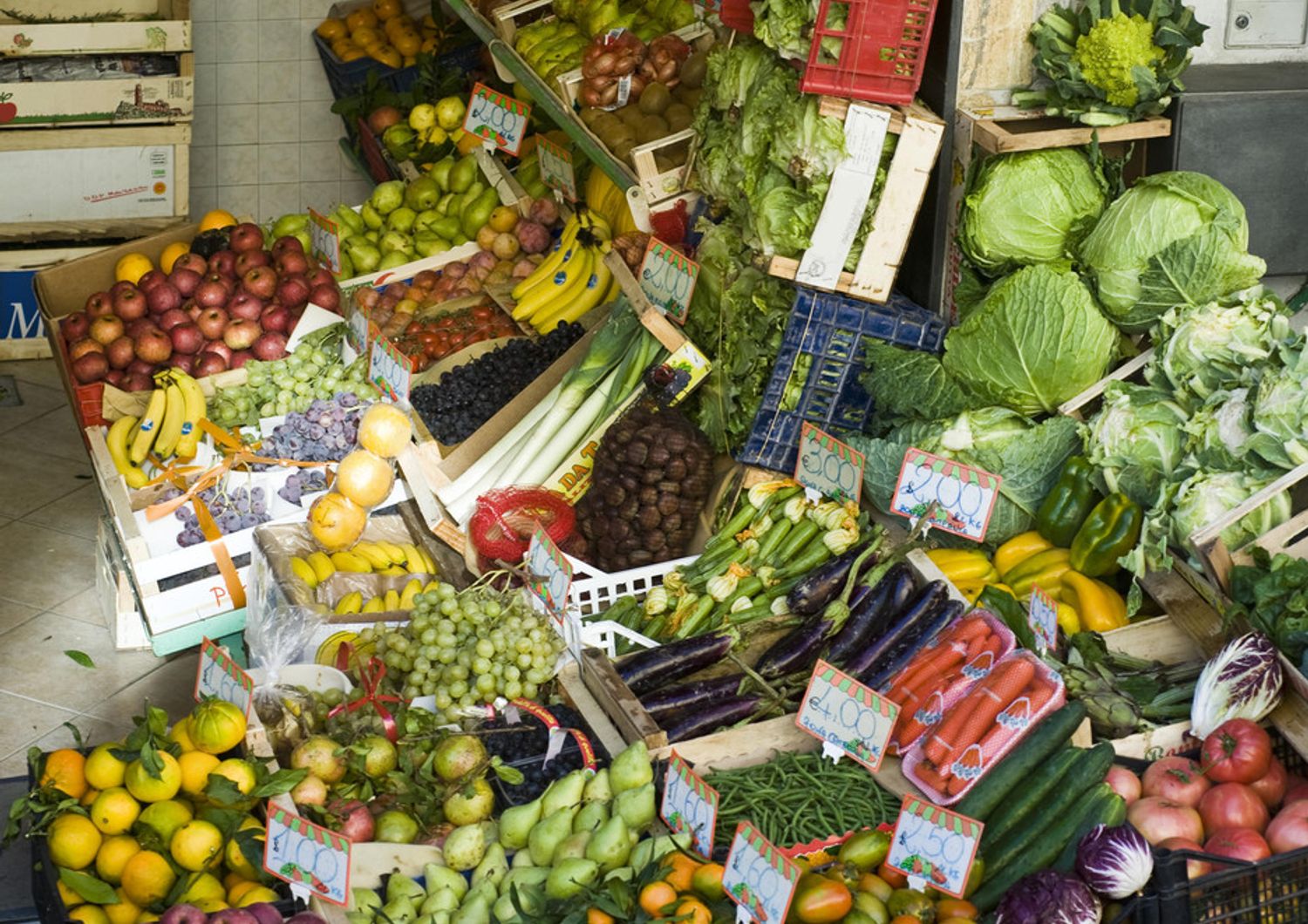 Cassette di frutta e verdura (Agf)