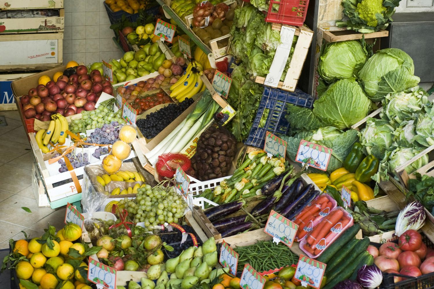 Cassette di frutta e verdura (Agf)&nbsp;