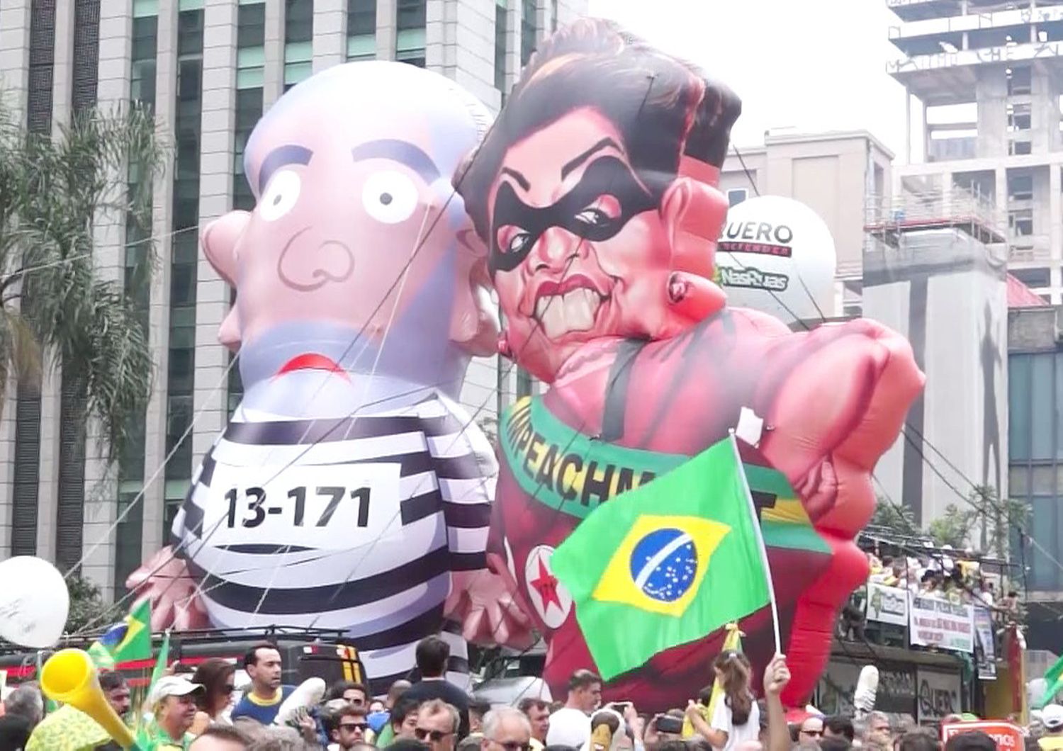 &nbsp;Brasile proteste a San Paolo contro Dilma Rousseff - afp