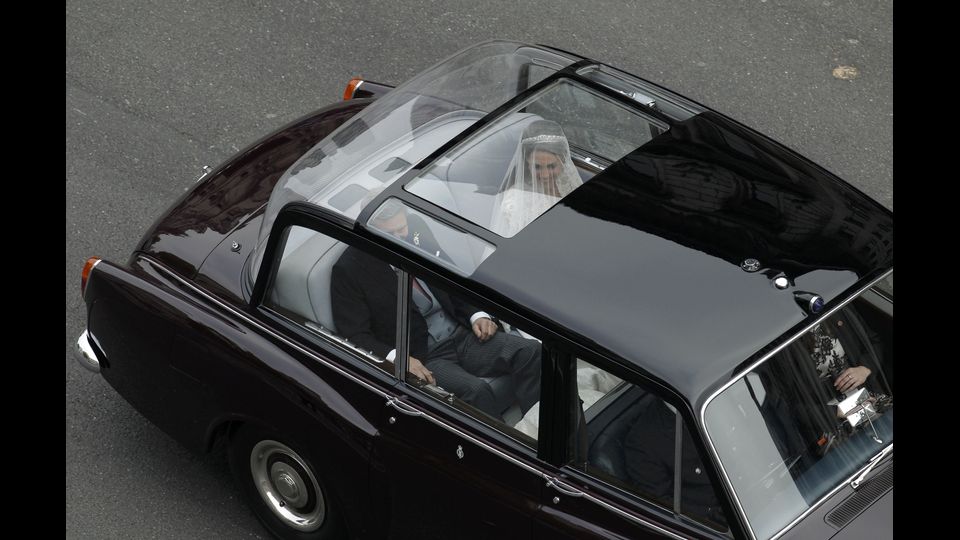Kate Middleton in Phantom VI nel giorno delle nozze&nbsp;
