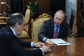 &nbsp;Putin e il ministro degli Esteri russo
